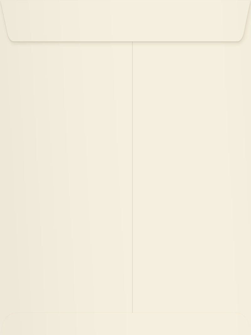 LUXPaper 9 x 12 Open End Envelopes | Peel & Press | Natural | 70lb. Text | 50 Qty - Image 1